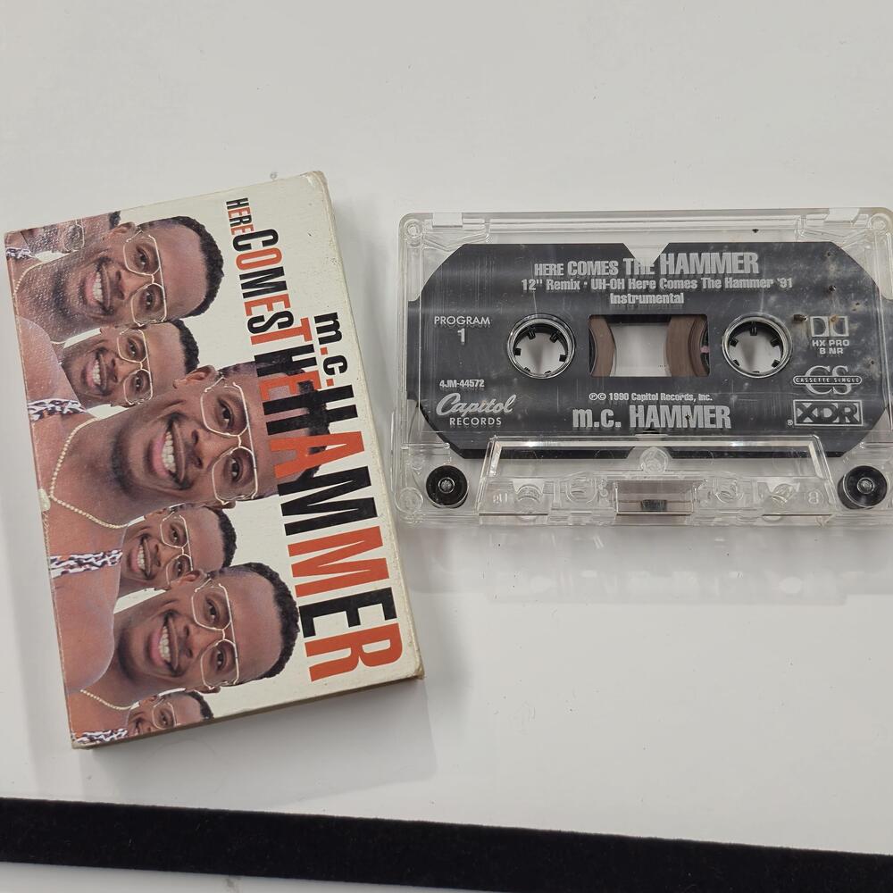 MC Hammer Here Comes The Hammer Cassette Single Capitol Records Hip Hop Rap 1990